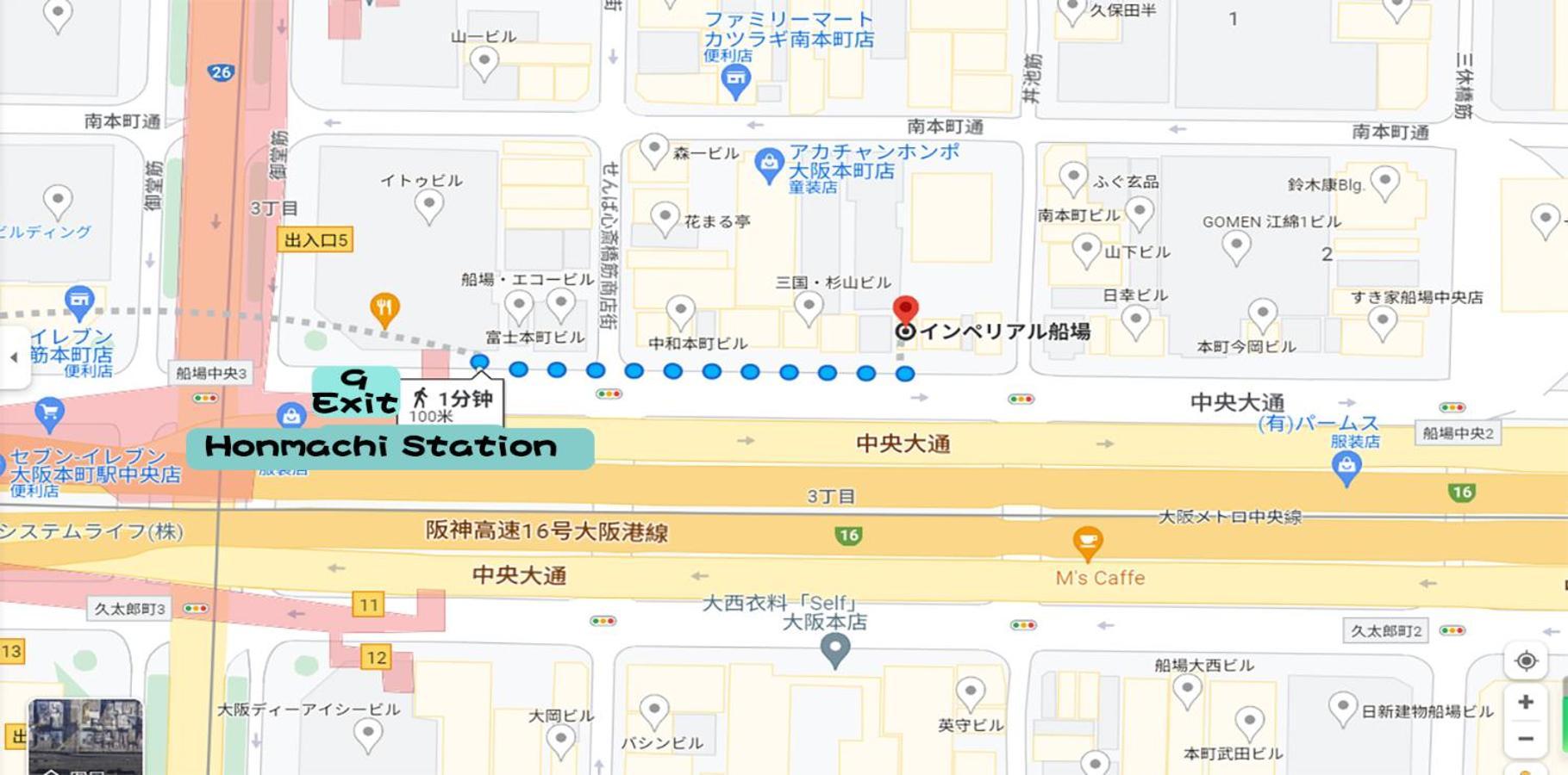 Imperial 心斎橋本町 Appartement Osaka Buitenkant foto